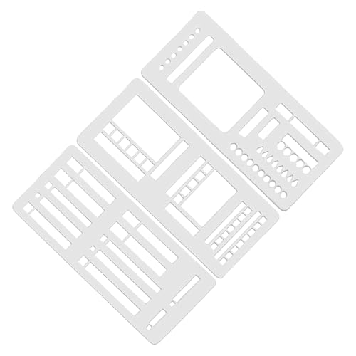 Eojpdji Schablonen - Wiederverwendbare Punktjournal Planer Schablonen,Zeichenlineal Scrapbooking Zubehör Für Schüler Agenda Malen Notizbücher Büro von Eojpdji