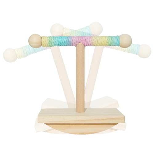 Eojpdji Spielständer - rutschfeste Holz Stehstange Für - Beissfeste Ruhestation Für Wellensittiche Nymphensittiche Aras Sittiche Eojpdji Spielständer - rutschfeste Holz Stehstange Für - Beissfeste Ruhestation Für Wellensittiche Nymphensittiche Aras Sittiche von Eojpdji