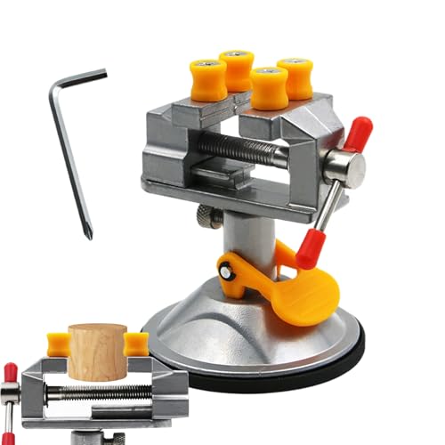 Eojpdji Tischzwinge,360 Grad Saugfuß Bohrmaschinen-Schraubstock | 360° Drehbarer Tischhalter Aluminiumlegierung Verstellbar Für Holzhandwerk & Metallbearbeitung Eojpdji Tischzwinge,360 Grad Saugfuß Bohrmaschinen-Schraubstock | 360° Drehbarer Tischhalter Aluminiumlegierung Verstellbar Für Holzhandwerk & Metallbearbeitung von Eojpdji