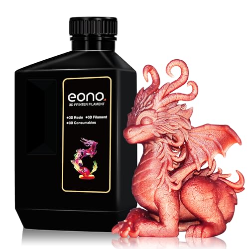 Eono Kupfer Glanz Metallic 3D Drucker Resin, 405nm Schnelle UV-Aushärtung Standard Resin, 3D Druck Resin mit magischem Metalleffekt für LCD DLP 3D Drucker, Metallische Kupfer 1000g Eono Kupfer Glanz Metallic 3D Drucker Resin, 405nm Schnelle UV-Aushärtung Standard Resin, 3D Druck Resin mit magischem Metalleffekt für LCD DLP 3D Drucker, Metallische Kupfer 1000g von Eono