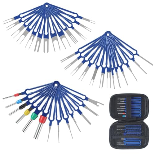Eorleya 39-Teiliges Terminal-Entfernungswerkzeug-Set - Pin-Extraktor-Werkzeug Terminal-Ausstoßer-Set für Autos und die Meisten Steckverbinder-Terminals Eorleya 39-Teiliges Terminal-Entfernungswerkzeug-Set - Pin-Extraktor-Werkzeug Terminal-Ausstoßer-Set für Autos und die Meisten Steckverbinder-Terminals von Eorleya