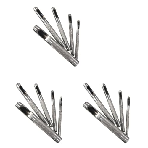 Eoslcusmvl 15Pcs Loch Ledergürtelschneider Hohllocher DIY Werkzeug 3Mm-8Mm Set Puncher von Eoslcusmvl