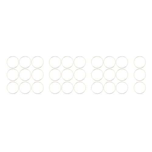 Eoslcusmvl 30 Paket 10 Metall Blumen Rahmen Kranz Gold Reifenringe für DIY Kranz, und Wand Behang von Eoslcusmvl