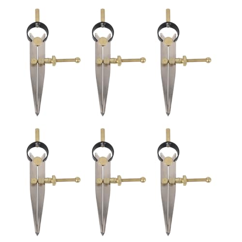Eoslcusmvl 6X Leder Rotierendes Hand Werkzeug DIY Flügel Teiler Verstellbarer Stahl Leder Machen Rotierendes Werkzeug Flügel Teiler Abstand Schere von Eoslcusmvl