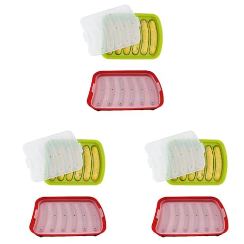 Eoslcusmvl 6X Wurstform, Silikon, DIY-Schinken-Hotdog-Form, Küchenhaushalt, Backwerkzeugform Eoslcusmvl 6X Wurstform, Silikon, DIY-Schinken-Hotdog-Form, Küchenhaushalt, Backwerkzeugform von Eoslcusmvl