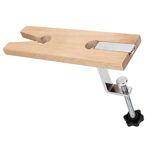 Jewelers Bench Pin Clamp, V-Slot Bench Pin mit Klemme Professionelle Juweliere, die Bearbeitungswerkzeuge herstellen, für Werkbank Holz-Schmuck-Klemmwerkzeug von Eosnow