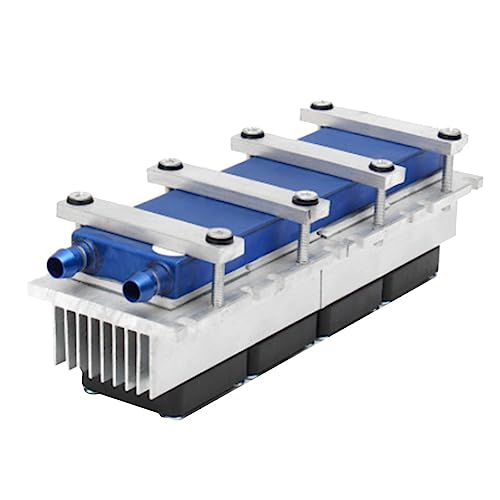 Eouayoree 1 PCS Peltier-Kühlkühler 288 W Thermoelektrisch Blau & Silber DC 12 V 30 A Halbleiter-DIY-Klimaanlagen-Kühlsystem-Kit von Eouayoree