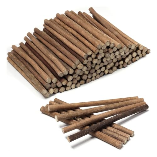 Eouayoree 120 Stück 6-Bastelstäbe, Lange Holzstäbe zum Basteln, Zur Dekoration, für DIY-Bastelarbeiten, Foto-Requisiten Eouayoree 120 Stück 6-Bastelstäbe, Lange Holzstäbe zum Basteln, Zur Dekoration, für DIY-Bastelarbeiten, Foto-Requisiten von Eouayoree