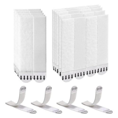 Eouayoree 20 Paar (40 Streifen) Schmale Bildaufhängestreifen zum Aufhängen Von Bildern, 19 X 92 mm von Eouayoree