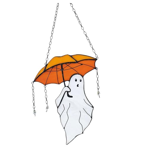 Eouayoree Lustiger Halloween-Geist mit, Gebeizter Sonnenfänger, Halloween-, Wand-Sonnenfänger Eouayoree Lustiger Halloween-Geist mit, Gebeizter Sonnenfänger, Halloween-, Wand-Sonnenfänger von Eouayoree