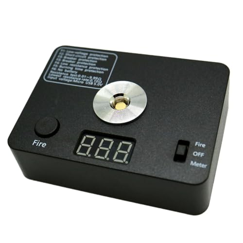 Eouayoree V3 Ohm Widerstandstester Digitaler Widerstandstester Testet Heizdrahtwiderstand und Verbrennungsmit Funktion Bildschirmanzeige Mini Coil Brenn Messung von Eouayoree