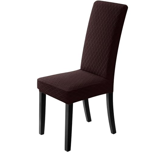 Eozakavod Stuhlhusse, 6 Stück, Stuhlhusse, Elastan, Jacquard, Muster, Universalbezug, sehr leicht zu reinigen und langlebig (hellgrün, 6 Stück) von Eozakavod