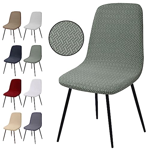 Stuhlhussen 4er Set, Stretch Stuhlbezug Jacquard Esszimmerstühlhussen Universal Stuhlhussen Abnehmbarer Waschbarer Stuhlabdeckung für Esszimmer,Hotel,Bankett,Hochzeit,Partys Deko(T-Hellgrün,4er Set) Stuhlhussen 4er Set, Stretch Stuhlbezug Jacquard Esszimmerstühlhussen Universal Stuhlhussen Abnehmbarer Waschbarer Stuhlabdeckung für Esszimmer,Hotel,Bankett,Hochzeit,Partys Deko(T-Hellgrün,4er Set) von Eozakavod