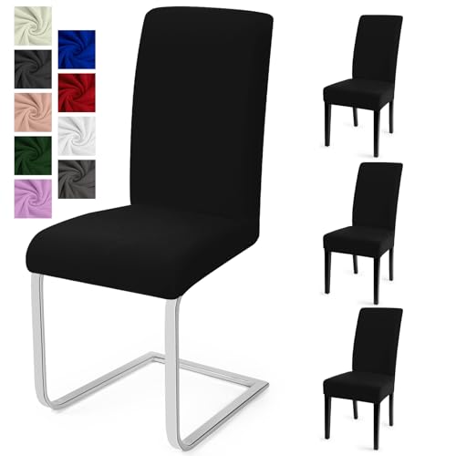 Stuhlhussen 4er Set Stuhlbezüge Moderne Stretch Stuhlhussen Universal Husse Abnehmbare Stuhlbezug Waschbarer Abdeckung Esszimmer Dekoration Spannbezug,für Hotel und Hochzeit Partys(4er Set, Schwarz)-C Stuhlhussen 4er Set Stuhlbezüge Moderne Stretch Stuhlhussen Universal Husse Abnehmbare Stuhlbezug Waschbarer Abdeckung Esszimmer Dekoration Spannbezug,für Hotel und Hochzeit Partys(4er Set, Schwarz)-C von Eozakavod
