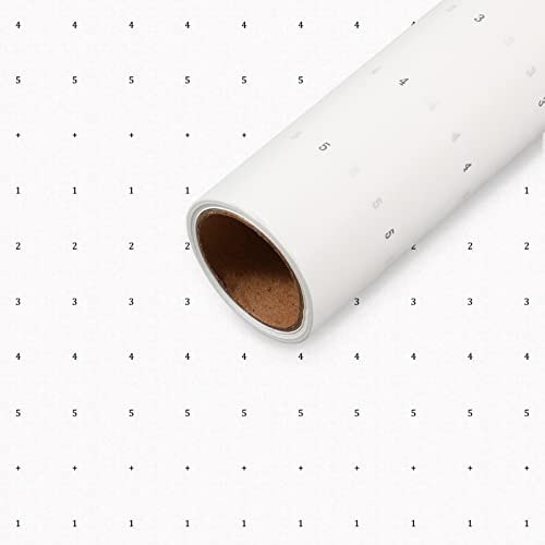 Epakh Gepunktetes Musterpapier zum Nähen, 114,4 cm x 9,1 m, Transparentpapier für Musterzeichnung, alphanumerisches Markierpapier zum Schneidern von Epakh