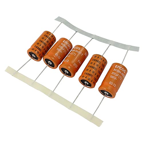 Epcos 2x Kondensator Axial 220µF 100V 125°C B41684A9227T9 von Epcos
