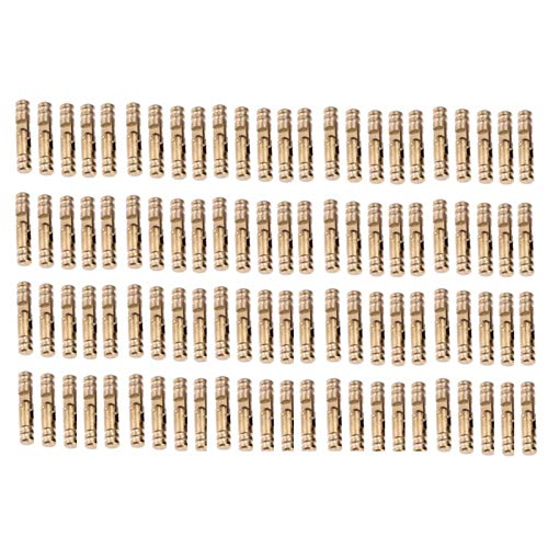 Epdpekc 100 StüCk Messing Verdeckte Laufscharniere Schmuck Kisten Schrank Unsichtbare MöBel Scharnier 4X20Mm von Epdpekc