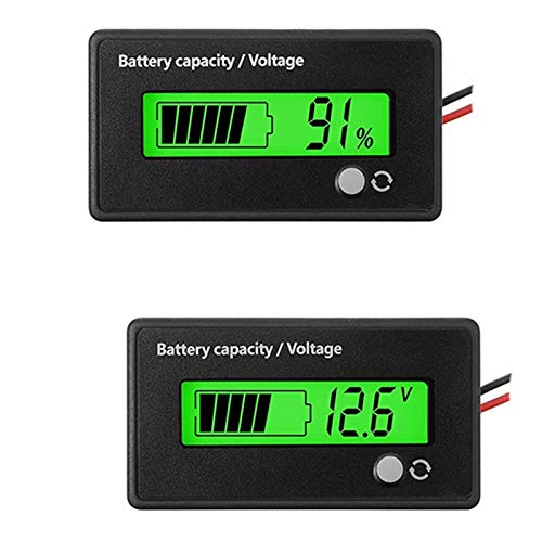 Epdpekc 2 StüCk DC 12V 24V 36V 48V 72V BatteriemessgeräTBatteriekapazitäT Spannungsanzeige Blei-SäUre- und Lithium-Ionen-Batterie-Anzeige Epdpekc 2 StüCk DC 12V 24V 36V 48V 72V BatteriemessgeräTBatteriekapazitäT Spannungsanzeige Blei-SäUre- und Lithium-Ionen-Batterie-Anzeige von Epdpekc