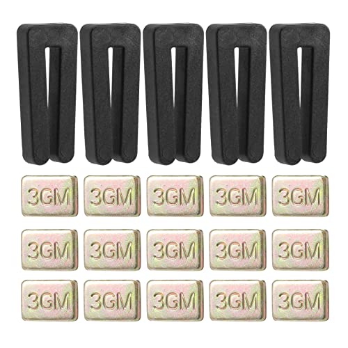 Epdpekc 20 StüCke Auswucht Satz für Decken Ventilator FlüGel, EinschließLich 5 Teiliger Elastischer Ventilator Gleichgewicht Clips und 15 StüCke Selbstklebender 3G Metall Gewichte Epdpekc 20 StüCke Auswucht Satz für Decken Ventilator FlüGel, EinschließLich 5 Teiliger Elastischer Ventilator Gleichgewicht Clips und 15 StüCke Selbstklebender 3G Metall Gewichte von Epdpekc