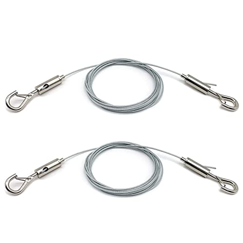 Epdpekc 2er-Pack Verstellbarer Draht zum Aufhängen Von Bildern, Robust, Unterstützt -Zubehör, 22,7 Kg, zum Aufhängen Von Spiegeln Epdpekc 2er-Pack Verstellbarer Draht zum Aufhängen Von Bildern, Robust, Unterstützt -Zubehör, 22,7 Kg, zum Aufhängen Von Spiegeln von Epdpekc
