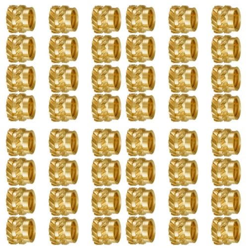 Epdpekc 400 StüCk M3-Gewinde, GeräNdeltes Messing-Gewinde, HitzebestäNdig, Einbettungsmutter, M3 X 5 X 4, für 3D-Drucker 2.4 Usw. Epdpekc 400 StüCk M3-Gewinde, GeräNdeltes Messing-Gewinde, HitzebestäNdig, Einbettungsmutter, M3 X 5 X 4, für 3D-Drucker 2.4 Usw. von Epdpekc
