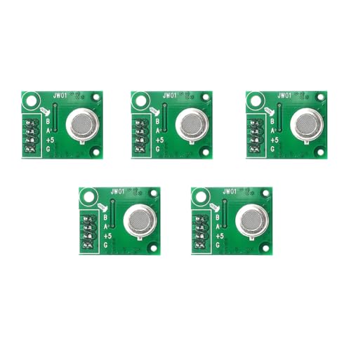 Epdpekc 5-Teiliger Luftverschmutzungssensor JW01-C02-V2.2 VOC-Luftqualitätserkennungsmodul ZP07 MP503 für C02-Benzol-Formaldehyd-Alkohol von Epdpekc