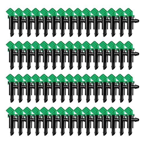 Epdpekc 60 StüCke 4GPH Abnehmbarer Tropfsprinkler BewäSserungstropfstrahler GartenfahnenbewäSserungstropfer, für BäUme und SträUcher von Epdpekc