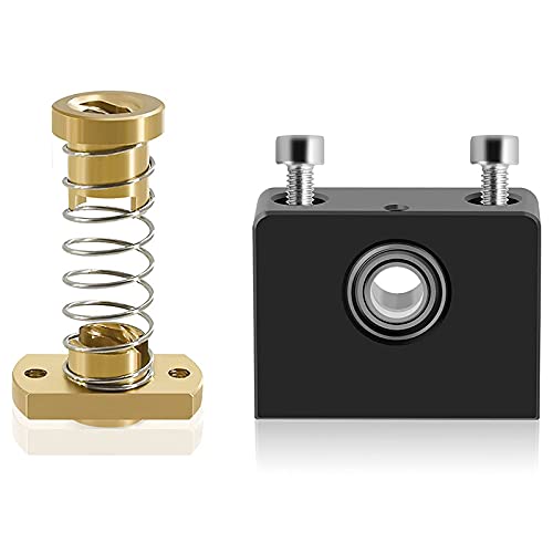 Epdpekc Anti-RüCkschlag Mutter und Z Achsen Gewinde Spindel Oberseiten Kompatibel mit 3/3 Pro/3 V2/-10, Upgrade 3D Drucker von Epdpekc