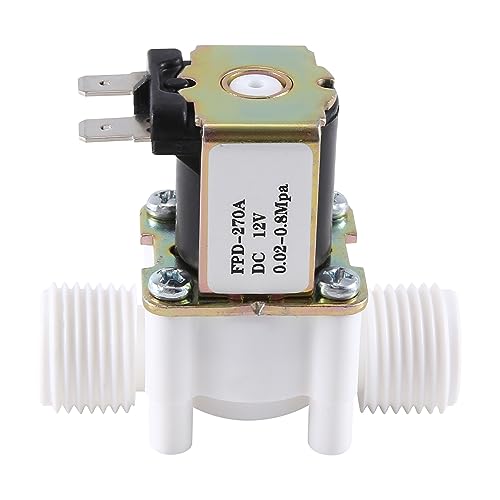 Epdpekc Dc12V C Normaler Geschlossenes Wasser Magnet Ventil G1 / 2- Kunststoff Magnet Ventil für Wasser von Epdpekc