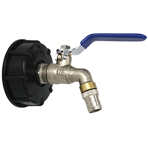 Epdpekc IBC Ball Outlet Tap Tank 3/4 Ablass Adapter für Lebensmittel QualitäT S60X6 1000 L Tank Regenwasser BehäLter Messingschlauch Wasser Ventil Epdpekc IBC Ball Outlet Tap Tank 3/4 Ablass Adapter für Lebensmittel QualitäT S60X6 1000 L Tank Regenwasser BehäLter Messingschlauch Wasser Ventil von Epdpekc