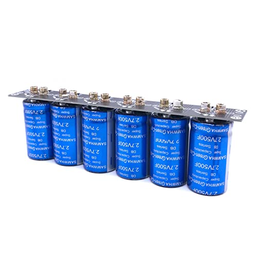 Epdpekc -Kondensator 2.7V500F 6 StüCk / 1 Satz Superkondensator, Kfz-Kondensator mit Schutzplatine Epdpekc -Kondensator 2.7V500F 6 StüCk / 1 Satz Superkondensator, Kfz-Kondensator mit Schutzplatine von Epdpekc