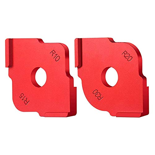 Epdpekc Radius-Jig-Router-Vorlagen Aus Aluminiumlegierung, Radius-Quick-Jig-Router-Bit-Vorlagen zum FräSen Abgerundeter Ecken, 2Er-Set Epdpekc Radius-Jig-Router-Vorlagen Aus Aluminiumlegierung, Radius-Quick-Jig-Router-Bit-Vorlagen zum FräSen Abgerundeter Ecken, 2Er-Set von Epdpekc