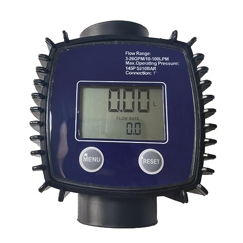 Epdpekc TurbinenöL-Kraftstoff-Durchflussmesser K25 Wasserdurchflussmesser LCD-Durchflussmesser Pipeline-FlüSsigkeitsdurchflussmesser Sensoren 2,3-3,3 VB Blau Epdpekc TurbinenöL-Kraftstoff-Durchflussmesser K25 Wasserdurchflussmesser LCD-Durchflussmesser Pipeline-FlüSsigkeitsdurchflussmesser Sensoren 2,3-3,3 VB Blau von Epdpekc