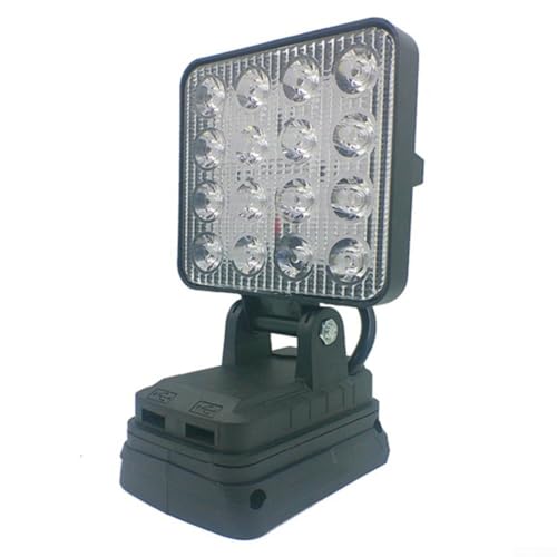 10,2 cm Arbeitsleuchte 16 LEDs kompatibel für Bosch LiIon Akku Taschenlampe, geeignet für Outdoor, Baustelle und Arbeitszimmer Beleuchtung mit USB-Aufladung 10,2 cm Arbeitsleuchte 16 LEDs kompatibel für Bosch LiIon Akku Taschenlampe, geeignet für Outdoor, Baustelle und Arbeitszimmer Beleuchtung mit USB-Aufladung von EpheyFIF