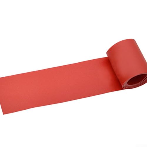100 x 5 cm PVC-Reparatur-Set für Schlauchboote und Kajaks, hohe Dichte, verschleißfester Flicken für aufblasbares Spielzeug und Gummiboote (rot) von EpheyFIF