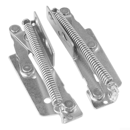 2 x 80 Grad hochklappbare Federscharniere aus Metall, Schranktürklappe, Unterstützung, robuste Hardware für Möbel und Schrankinstallation von EpheyFIF