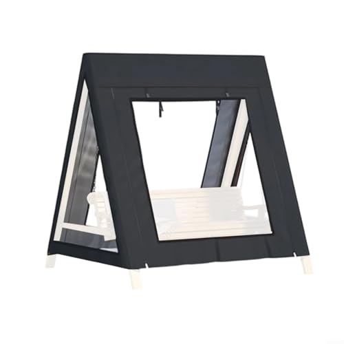 210D Oxford Outdoor Schaukel Abdeckung, wasserdichte A-Rahmen Terrassenüberdachung Abdeckung mit aufrollbaren Fenstern und Belüftungsdesign für Gartenmöbel Schutz 183.9 cm x 139.7 cm x 170.9 cm von EpheyFIF