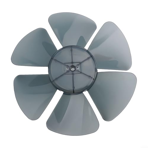 25,4 cm Haushaltslüfterblatt für elektrische Ventilatoren, 6-Blatt-Design für optimale Leistung (transparentes Schwarz) von EpheyFIF