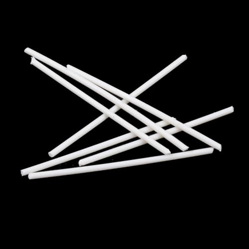 5 Gitarrengriffbrett-Inlay-Punkte, Seitenmarkierungen in 0 5 mm und 2 0 mm Größen, 100 mm Länge, unverzichtbar für Gitarrenspieler (weiß) von EpheyFIF