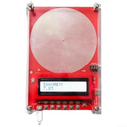 7 83Hz Resonanzpulsgenerator mit Frequenzmodulation und Mehrfachwellenformausgang, USB-betriebenes Gerät für Entspannung und sensorische Wahrnehmung (rot) von EpheyFIF