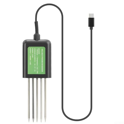 7-in-1-USB-Boden-Sensor, NPK/pH/Feuchtigkeit/Temperatur/EC-Prüfgerät mit IP68 wasserdichter Sonde, Echtzeitdaten über Android-App, 1,5 m Kabel für Landwirtschaft/Gartenarbeit/Forschung 7-in-1-USB-Boden-Sensor, NPK/pH/Feuchtigkeit/Temperatur/EC-Prüfgerät mit IP68 wasserdichter Sonde, Echtzeitdaten über Android-App, 1,5 m Kabel für Landwirtschaft/Gartenarbeit/Forschung von EpheyFIF