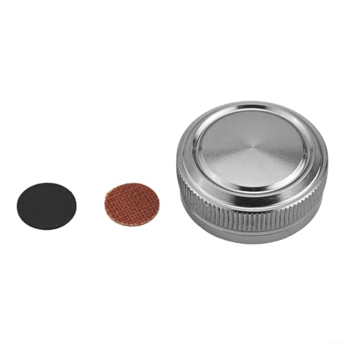 Angelrolle Zubehör Spule Spannknopf Kappe kompatibel mit Metanium09mg7 für Japan-Version Baitcast-Rolle mit gerändelten Gewinden und Aluminiumlegierung (grau) von EpheyFIF