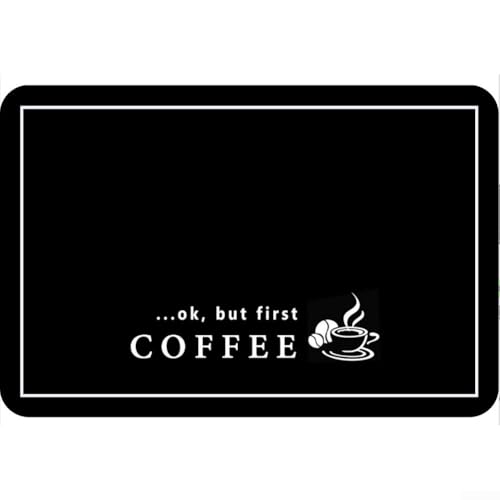 Attraktive Mehrzweck-Kieselgur zum Schutz der Theken vor verschütteten Flüssigkeiten unter Kaffeemaschinen oder Servierbereichen (50 x 80 cm) von EpheyFIF