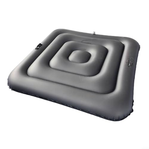 Aufblasbare Badewannen-Abdeckung, quadratische Badewannen-Spa-Abdeckung, Wärmedämmung, energiesparende Poolabdeckung mit auslaufsicherem Ventil für quadratische aufblasbare Spa-Badewanne, 135 cm, PVC von EpheyFIF