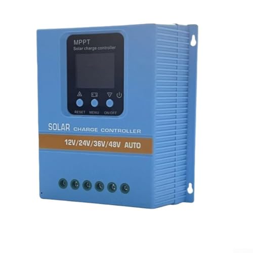 Automatische Identifikation MPPT 6080A Solarladeregler Kompatibel mit 12V 24V 36V 48V Batterien Geeignet für Wohnmobile und Solarstrommanagementsysteme (12V24V/36V/48V-60A) von EpheyFIF