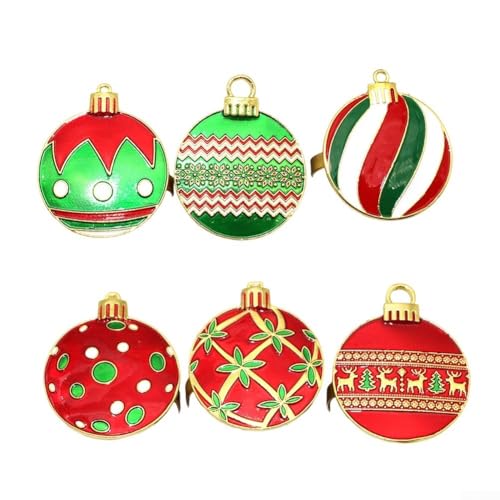 Dekoratives Weihnachts-Serviettenringe-Set aus Legierung, perfekt für die Verbesserung der Tischdekoration bei Feiertagsfeiern und formellen Abendessen Dekoratives Weihnachts-Serviettenringe-Set aus Legierung, perfekt für die Verbesserung der Tischdekoration bei Feiertagsfeiern und formellen Abendessen von EpheyFIF