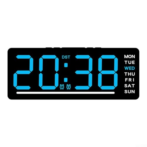 Digitaler Wecker mit Countdown-Funktion, perfekt geeignet für Heimbüros oder Arbeitsbereiche (blau) von EpheyFIF