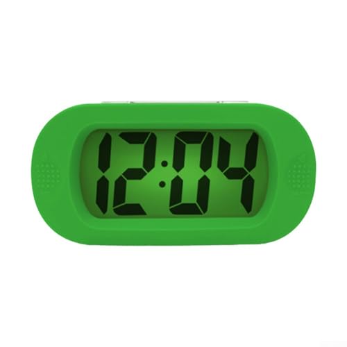 Digitaler Wecker mit sanftem Auf- und Schlummerfunktion, perfekt für Zuhause oder auf Reisen (grün) von EpheyFIF
