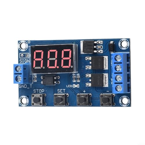 Digitales Relais-Timer-Steuermodul mit MOS-Parallelantrieb, breite Eingangsspannung 5 36 V, Verzögerungszeit einstellbar für Automatisierung Digitales Relais-Timer-Steuermodul mit MOS-Parallelantrieb, breite Eingangsspannung 5 36 V, Verzögerungszeit einstellbar für Automatisierung von EpheyFIF