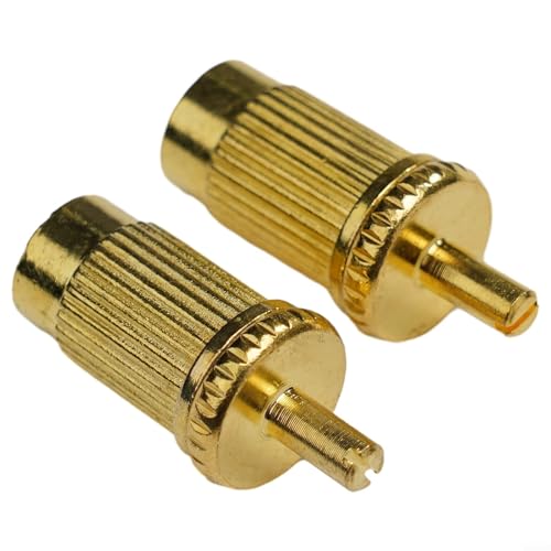 E-Gitarrenteile 2 Stück Tremolo Bridge Saitenhalter Adapter Nieten für LP-Modelle (Gold) von EpheyFIF